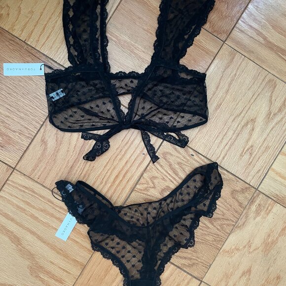Toru & Naoko Black Lingerie Lily & Elisa Set MEDIUM - Picture 6 of 6